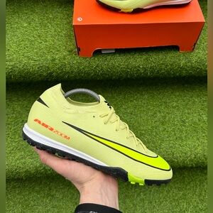 Nike Zoom Mercurial Vapor 16 Pro TF Limelight Men's Turf Soccer Cleats Authentic